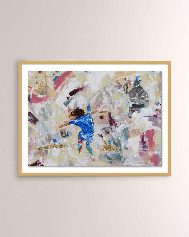 "Dancing in the Ruins" Framed Giclee by Kimmy Quillin